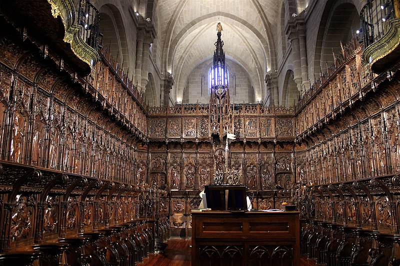 coro de la catedral de zamora
