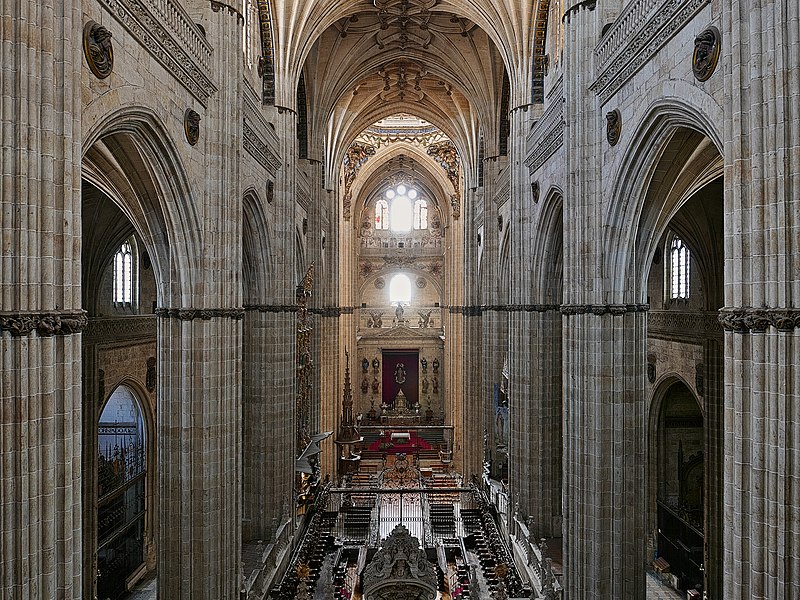 nave central catedral de salamanca